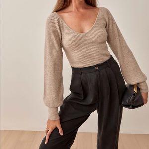 Reformation Hart Cashmere Sweater